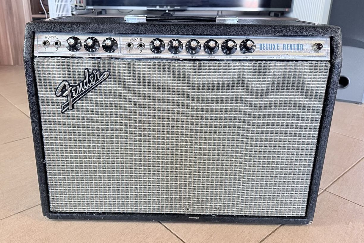Finished 1971 Deluxe Reverb, front view