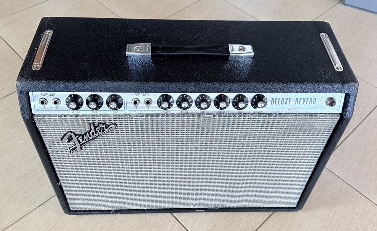 Second front angle of the finished amp