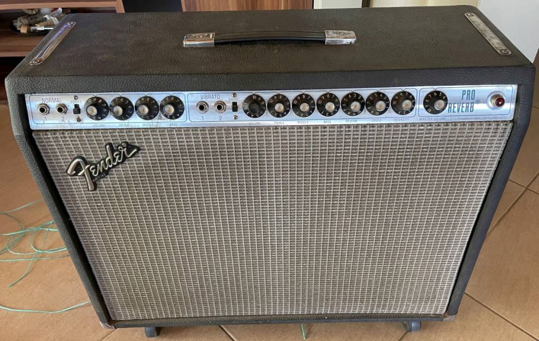 Angled front view of the Pro Reverb cabinet