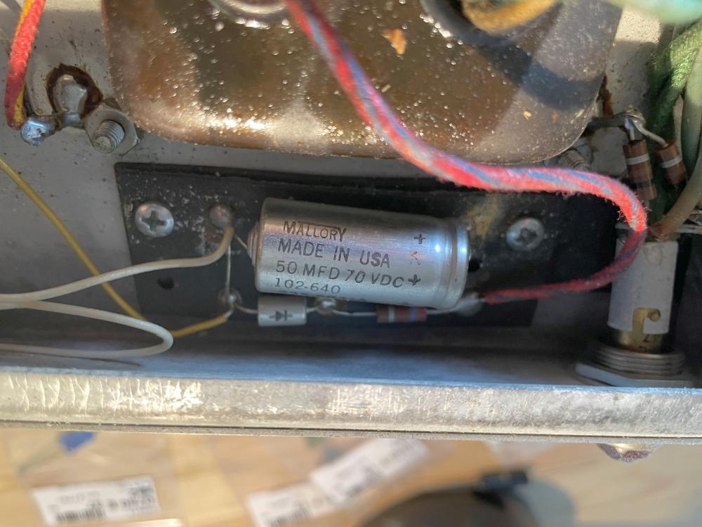 Original Mallory bias supply filter capacitor